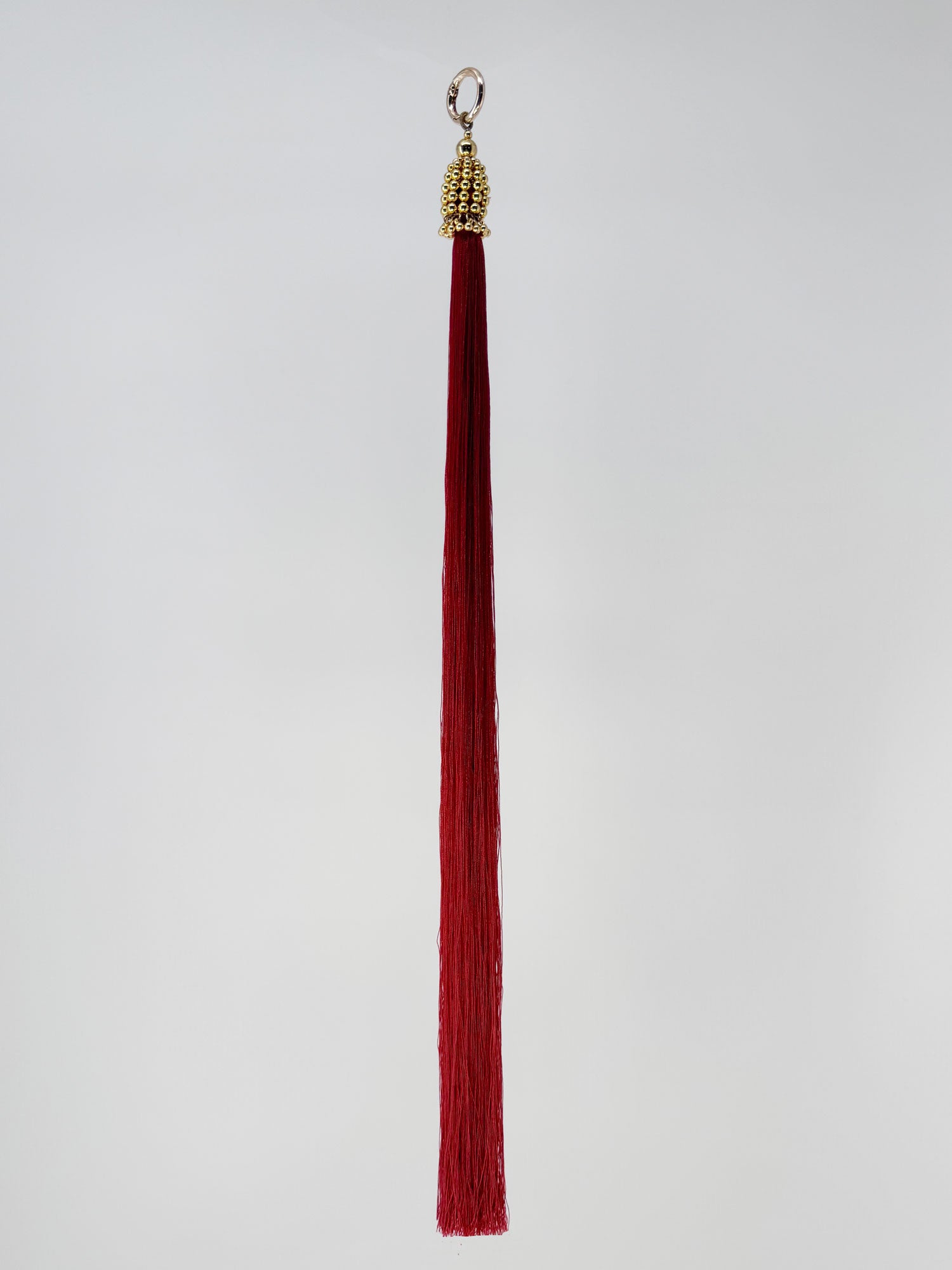 22" Long Gold Cap Polyester Tassel - 2 color variations