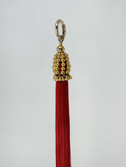 22" Long Gold Cap Polyester Tassel - 2 color variations