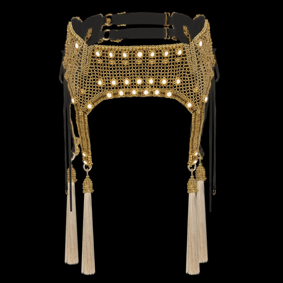 Elohim Modular Garter Belt in Gold - 2 Color Variants