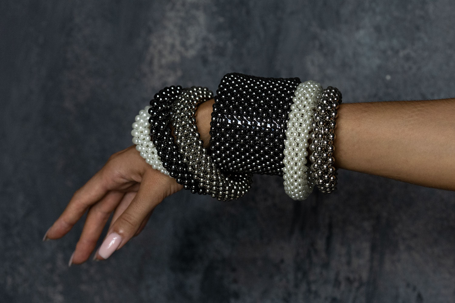 Artemisia Wide Supple Cuff in Jet Black