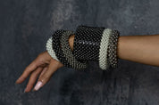 Artemisia Wide Supple Cuff in Jet Black