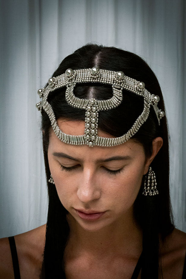 Khutulun Head Band in Silver