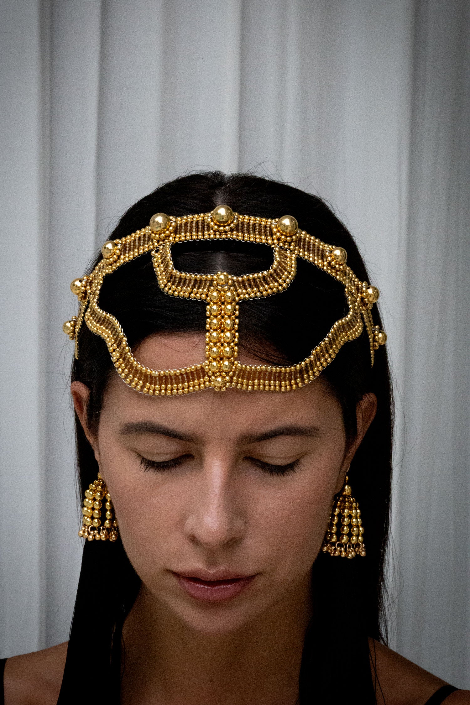 Khutulun Head Band in 22K Gold Wash