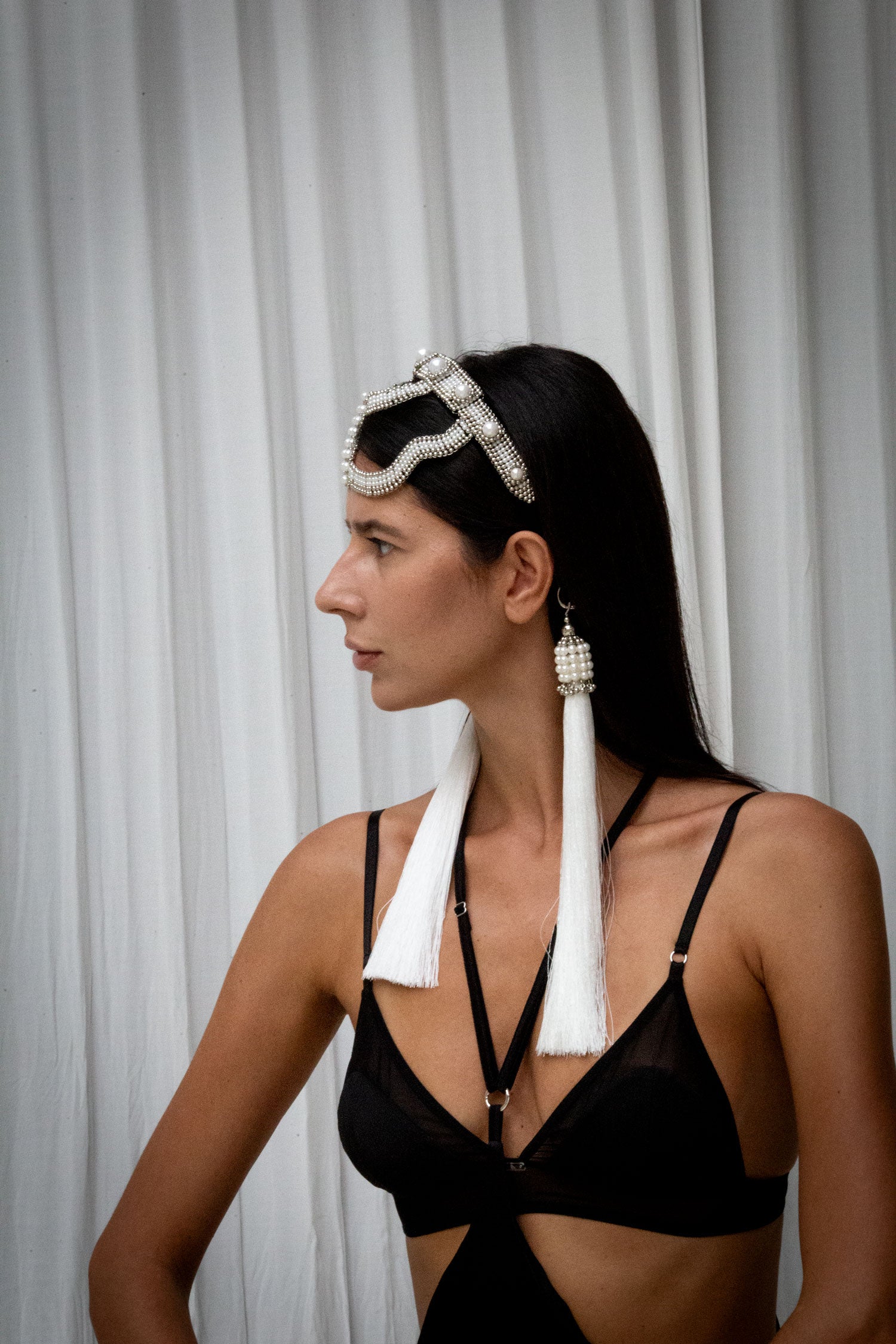 Khutulun Head Band in Pearl- 2 variations