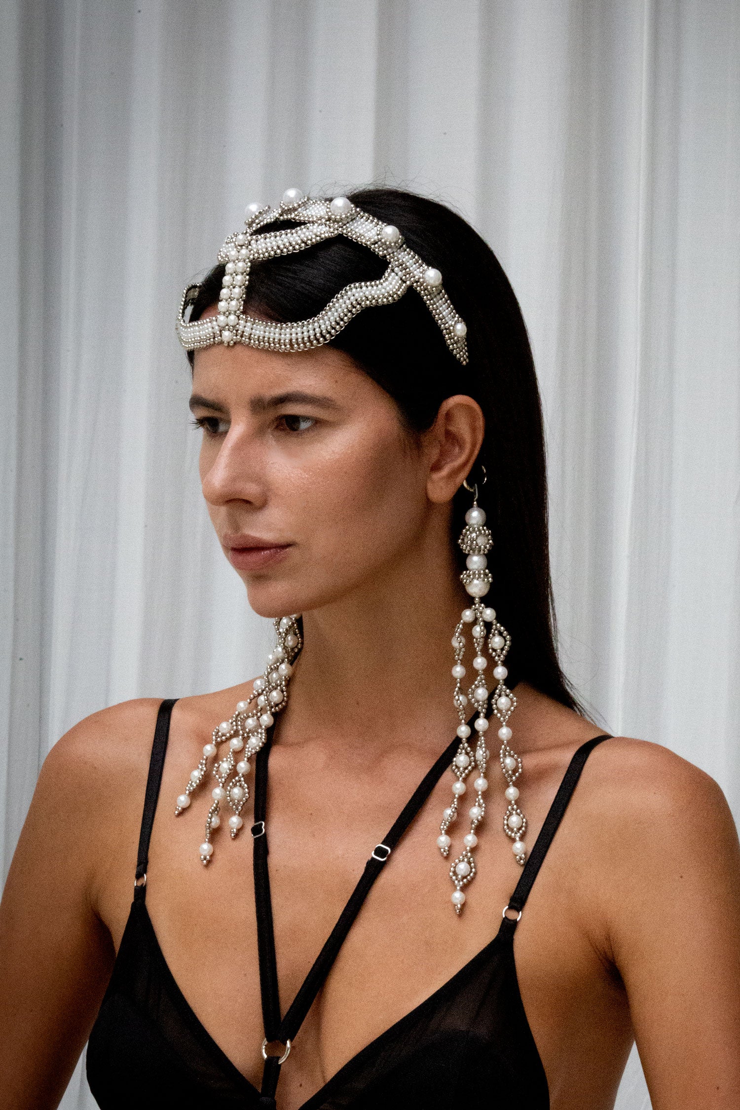 Khutulun Head Band in Pearl- 2 variations