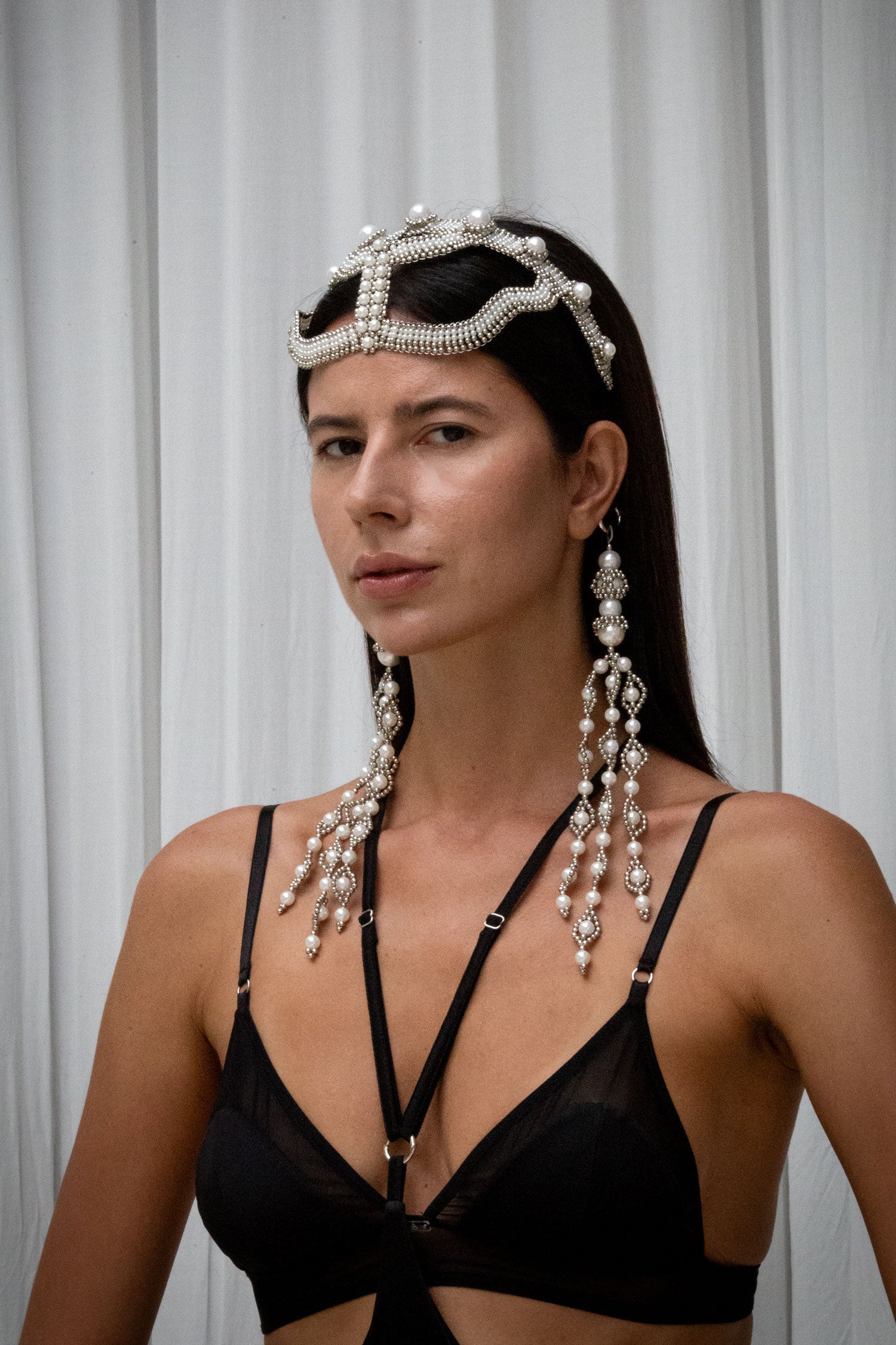 Khutulun Head Band in Pearl- 2 variations