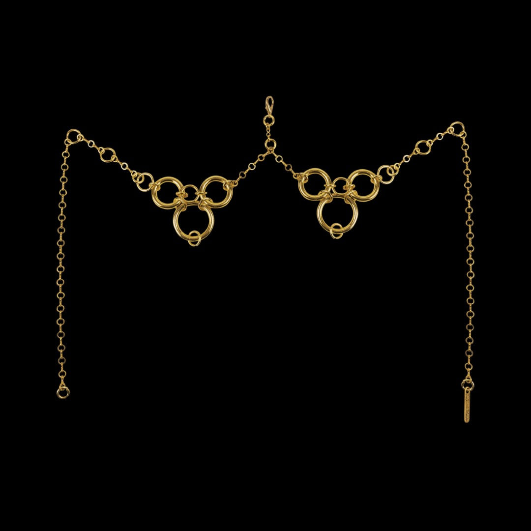 Jas Modular Headpiece System in Gold