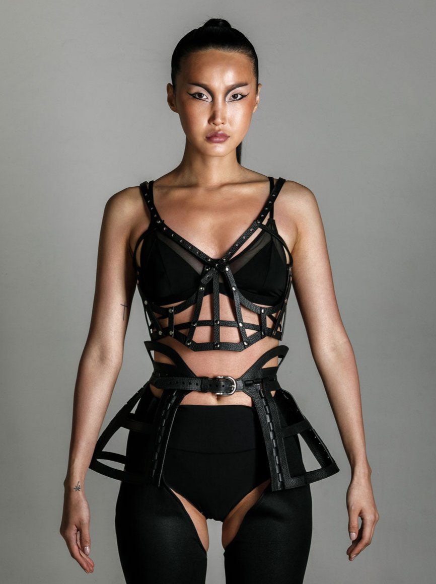 JasLeatherCageSkirtandCageTop-byObject_Dawn-Black-front.jpg