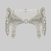 Khutulun Modular Garter Belt In Pearl