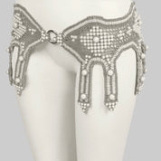 Khutulun Modular Garter Belt In Pearl