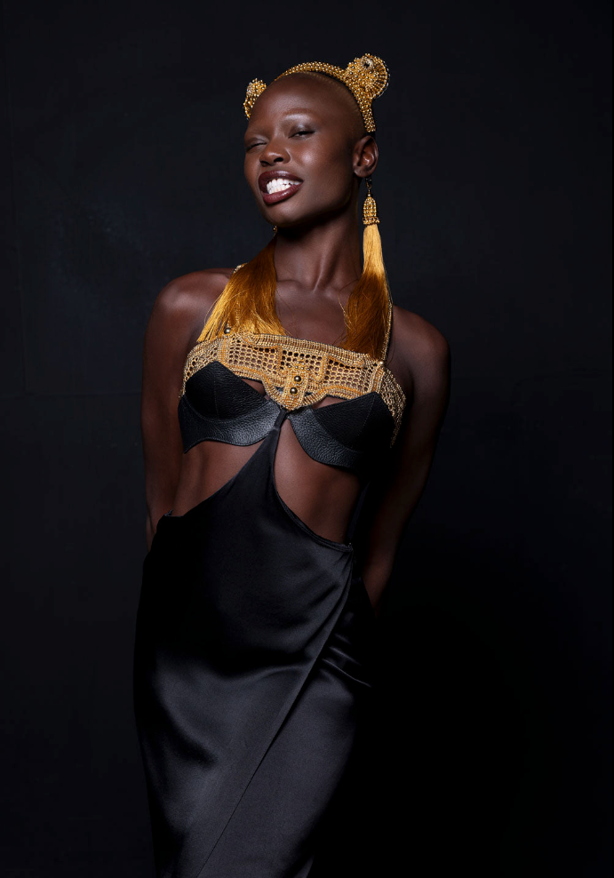 Khutulun Top in Gold & Tamoe Silk Harness Skirt - Dreamy Bundle