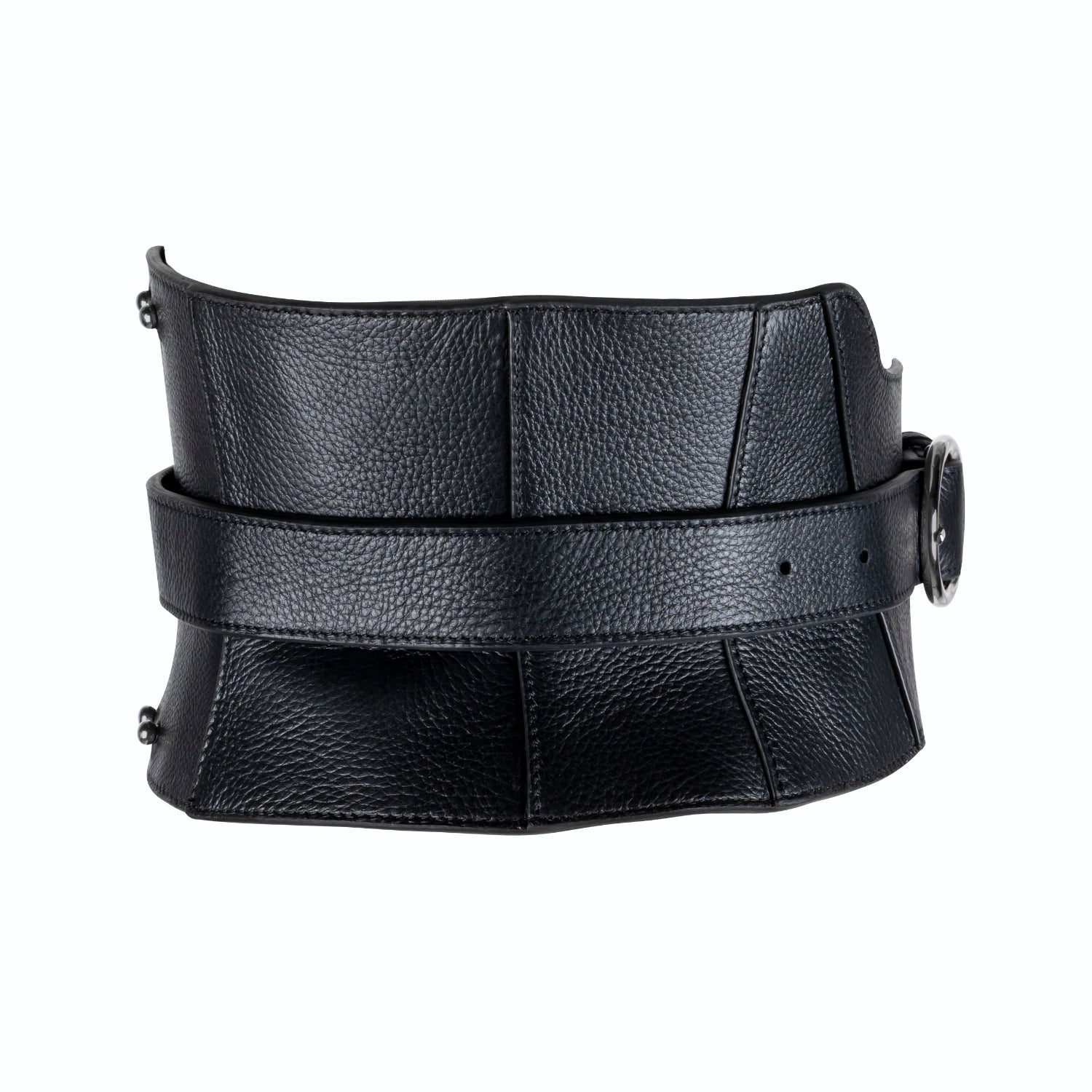 Zheng Leather Structured Corset Belt – Object & Dawn